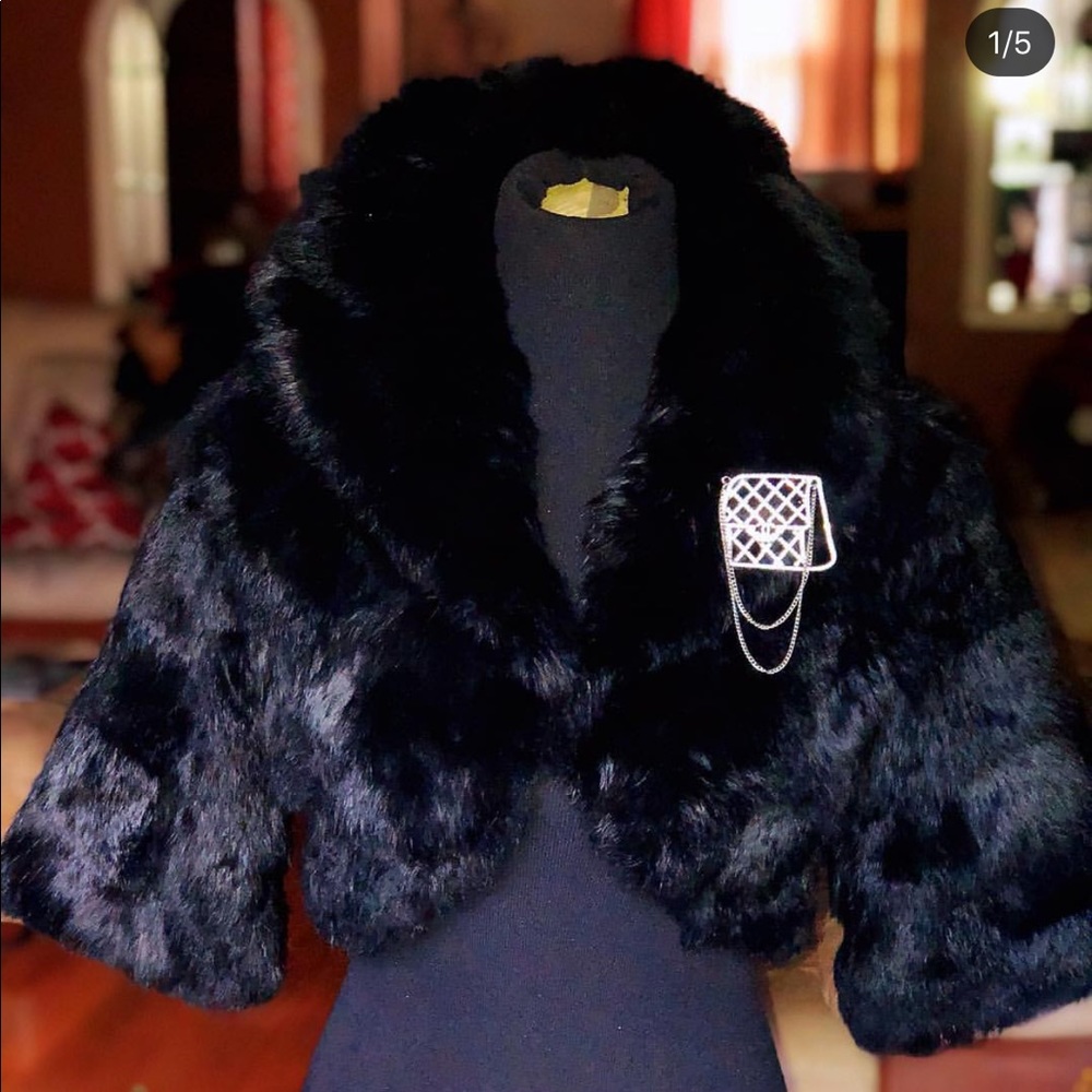 Faux Fur Crop Jacket